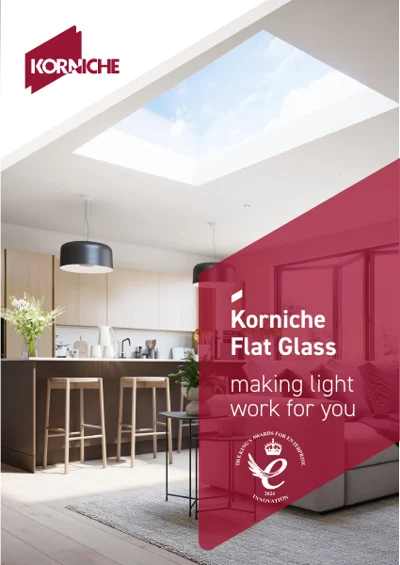 Korniche Flat Glass rooflights official brochure cover