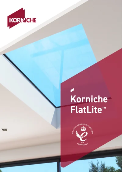 Korniche FlatLite rooflights official brochure cover