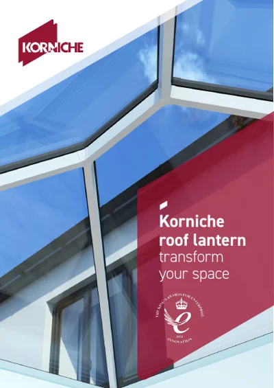 Korniche roof lanterns official brochure cover