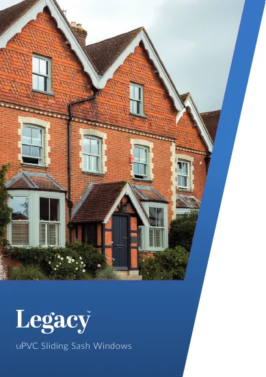 Legacy uPVC Sliding Sash Window Brochure cover